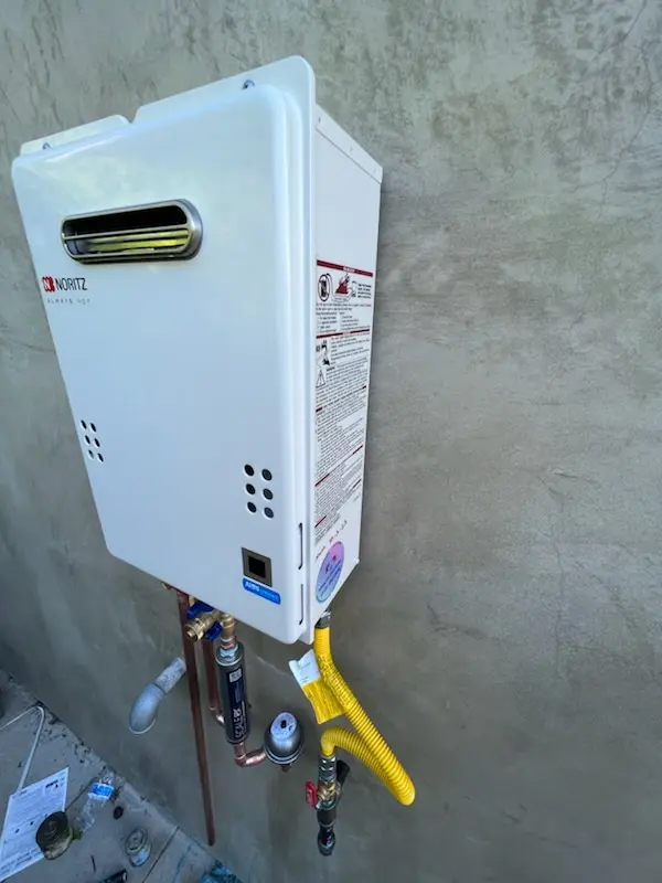Tankless water heater installation for Monument homes